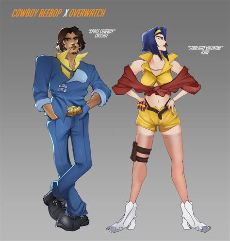 Cowboy Beebop Skins Concepts for Cassidy & Ashe : r/Overwatch