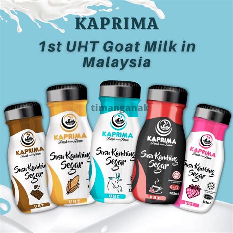 Ready Stock Kaprima Susu Kambing Segar UHT 125ml | Shopee Malaysia