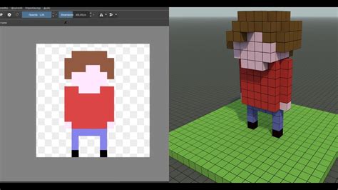 2D to 3D - Character from Pixel Art to Voxel Art - YouTube