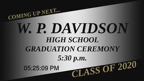 Mobile County Public Schools - Davidson High School Graduation 2020