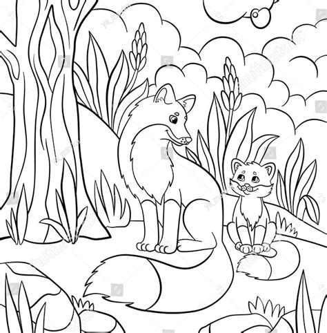 Printable Woodland Animals Coloring Pages