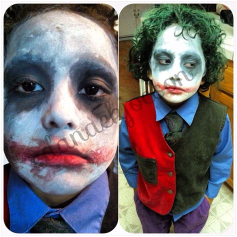 Why..so..SERIOUSS?! Joker makeup I did on my little brother for Halloween! #makeup #cosmetics # ...