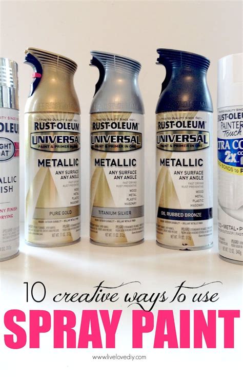 best metallic paints and shiny white | Spray paint tips, Diy painting, Diy projects