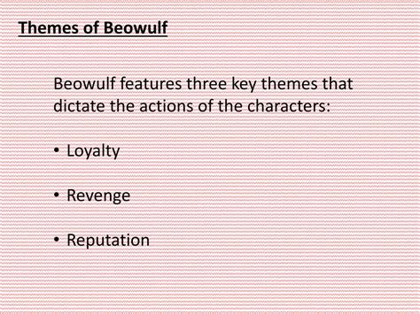 PPT - Themes of Beowulf PowerPoint Presentation, free download - ID:2463560