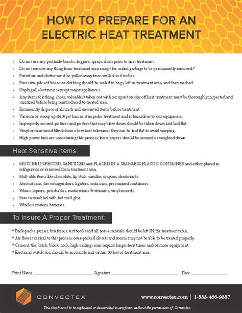 Bed Bug Heat Treatment Preparation Checklist Orkin - PestPhobia