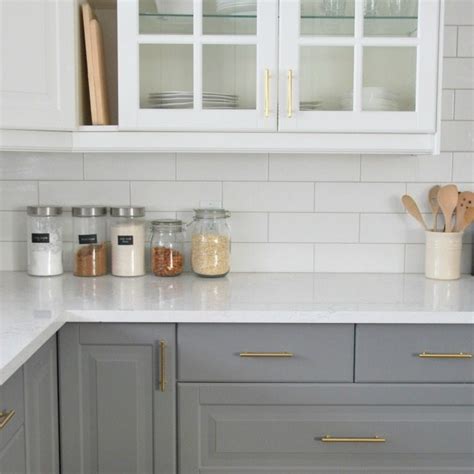 Installing A Subway Tile Backsplash in Our Kitchen - the sweetest digs