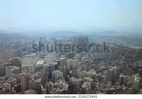 Aerial View Skyline Mecca Holy City Stock Photo 2226272441 | Shutterstock