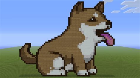 Doge in Minecraft Pixel Art. by o0rolyat0o on DeviantArt