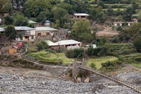 Premium Photo | Traditional pakistani village houses on the hill in ...