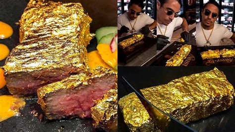 Nusret Steakhouse DUBAI! Amazing 24 Carat Gold Steak! #nusr_et - YouTube