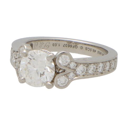 Vintage Cartier Ballerine 1.03 Carat Diamond Ring at Susannah Lovis ...