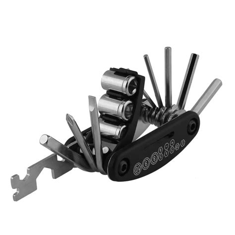 15 in 1 Multi function Bicycle Tools Sets Bike Bicycle Multi Repair Tool Kit Hex Spoke Wrench ...