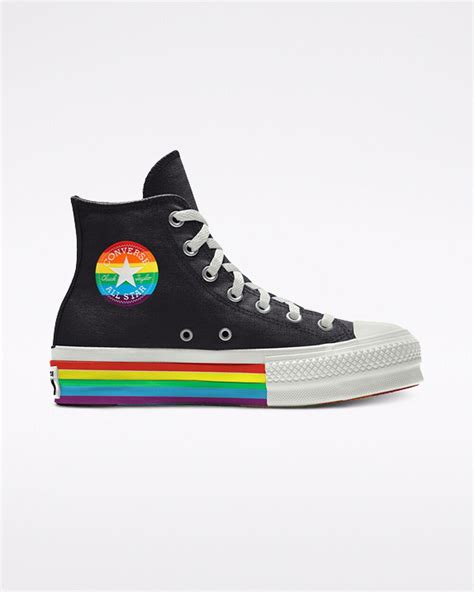 Converse Custom Pride Platform Chuck Taylor All Star By You in Black - Lyst