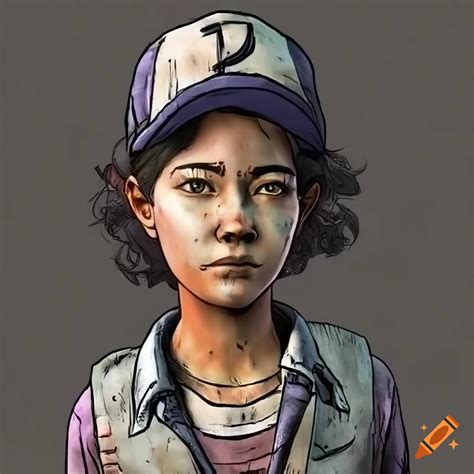 Clementine from the walking dead game on Craiyon