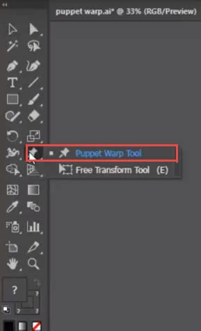 Adobe Illustrator Puppet Warp Tool - Creative Studio