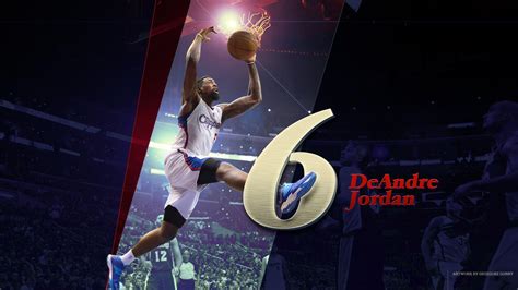 Deandre Jordan Dunk Face Wallpaper