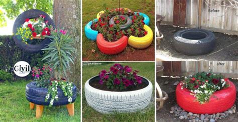 30 Creative Ways To Use Old Tires In Your Garden