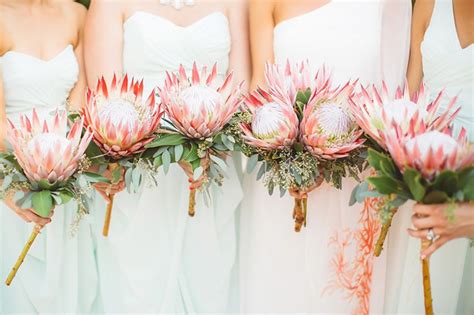 King Protea Bridal Bouquets That Are Crazy Striking