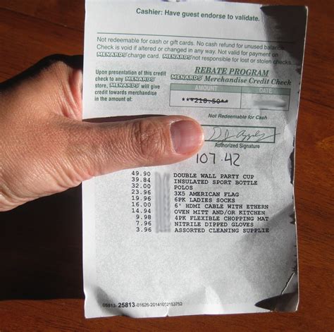 Do Menards Rebate Credit Checks Expire? Your Complete Guide - Printable Rebate Form