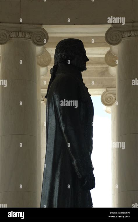 Thomas Jefferson Memorial Statue Stock Photo - Alamy