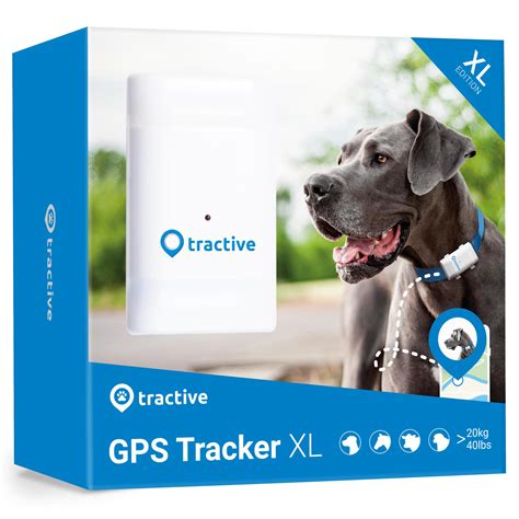 Refurbished Tractive GPS tracker large dog - XL gps collar for dogs ...