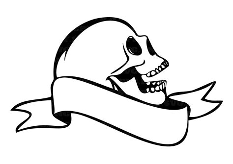 Skeleton Face Svg