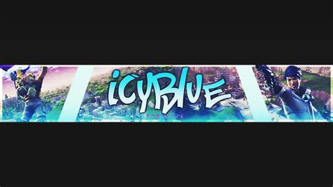 Icyblue Fortnite Banner by AstroGraphicalDesign on DeviantArt