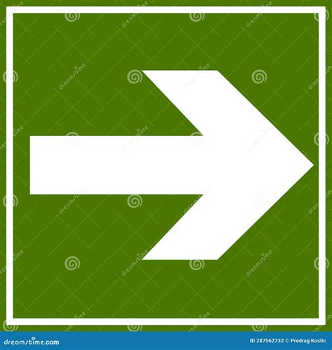 Road sign right arrow stock illustration. Illustration of pattern ...