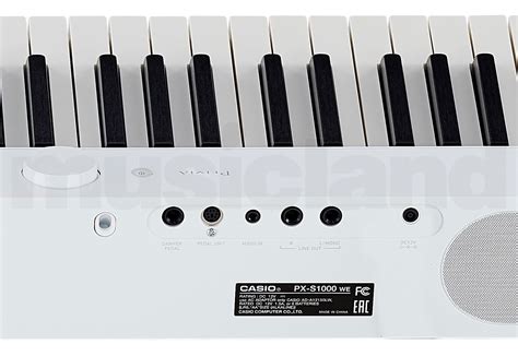 Casio Privia PX S1000 WE White - Headphones Set Stage Piano 88 πλήκτρων με 18 Ήχους, Λειτουργίες ...