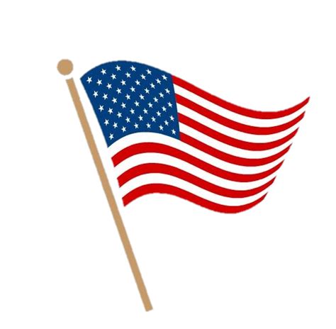 American Flag Art Transparent