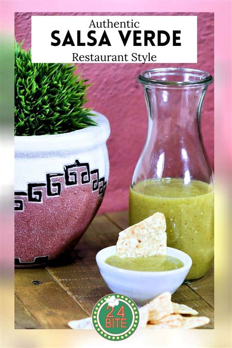 Mexican Salsa Verde Restaurant Style | 24Bite® Recipes