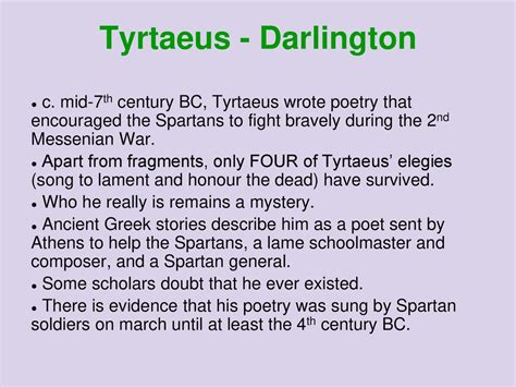 Spartan Literature. - ppt download