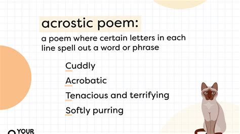 Acrostic Poem Examples