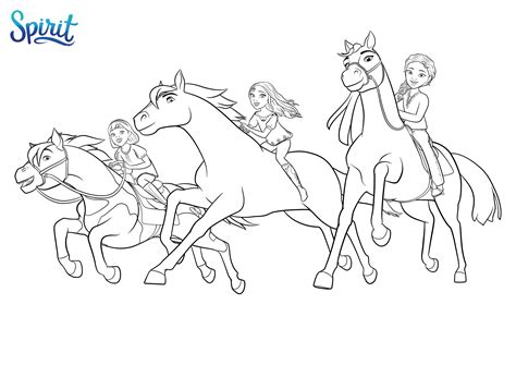 Spirit Riding Free Coloring Pages. 40 New Images Free Printable