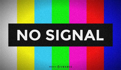 Television No Signal Screen - Vector Download