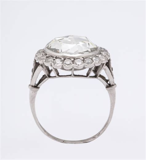 Antique 5 ct Rose Cut Diamond Ring