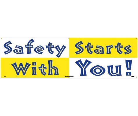 SAFETY STARTS WITH YOU BANNER - Mutual Screw & Supply