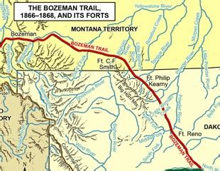 Bozeman Trail War - 1866 | Oregon trail, Bozeman