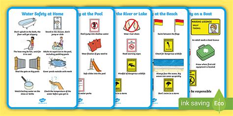 Water Safety Posters (teacher made) - Twinkl