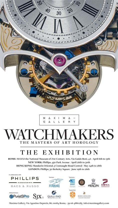 Watchmakers – The Masters of Art Horology - Maxima Gallery