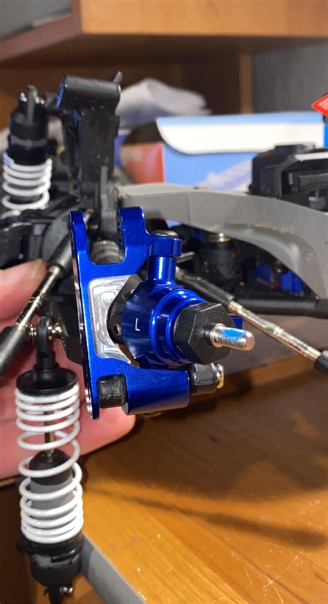 Traxxas Rustler 4x4 VXL Caster Block Upgrade Help : r/Traxxas