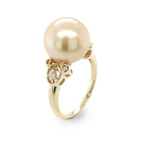 Gold Pearl Rings - Custom Made in Sydney | Aquarian Pearls