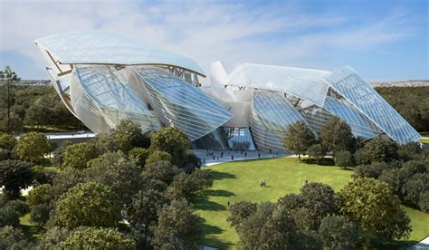 fondation louis vuitton by frank gehry takes shape in paris