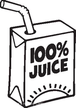 Juice Box Clipart Black And White - ClipArt Best