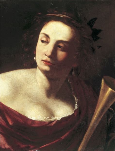 Artemisia Gentileschi note card | Self-Portrait as Clio