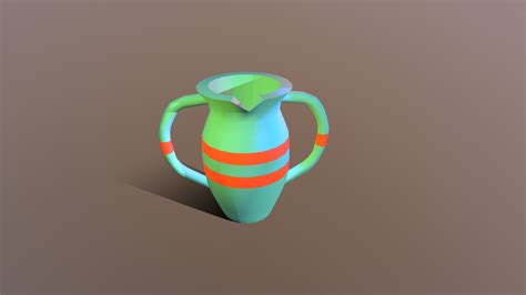 Low-Poly Vase - 3D model by NewtEmporer [ec18e90] - Sketchfab