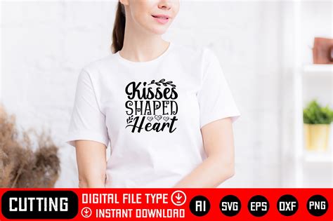 Kisses Shaped Heart Graphic by Mockups-Lab24 · Creative Fabrica