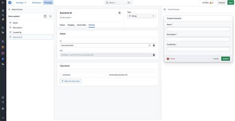 Workshop • Scenarios • Save scenarios • Palantir