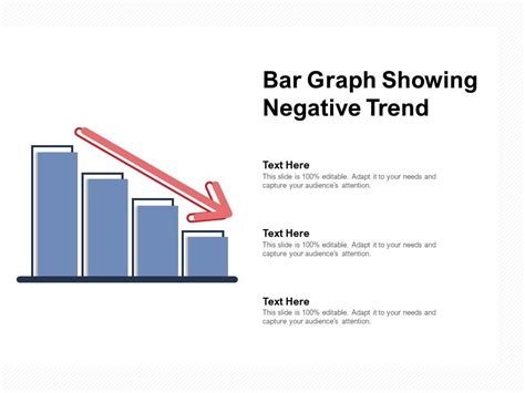 Bar Graph Showing Negative Trend Ppt PowerPoint Presentation Summary ...