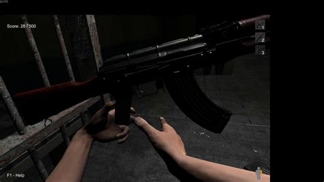 Hand simulator: how to load a AK47 - YouTube